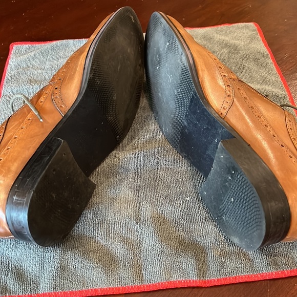 Johnston & Murphy Tyndall Wing Saddle Tan 20-3152 size 11.5 - Picture 5 of 6